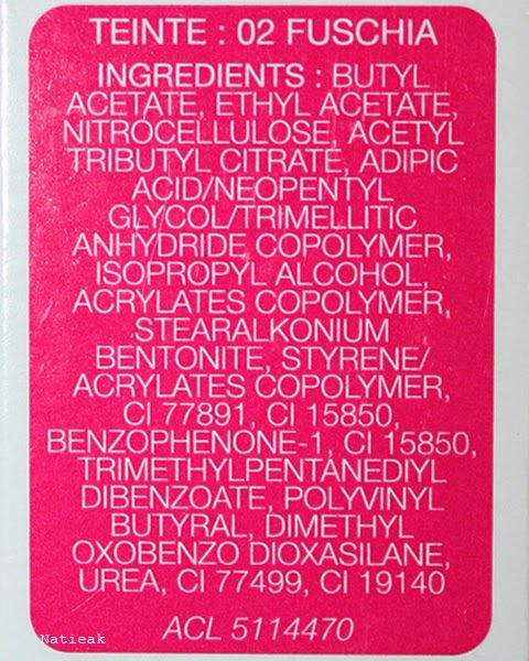 composition teinte 02 Fuschia