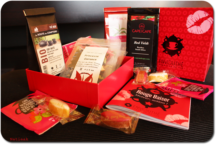 Box thé Envouthé Rouge baiser