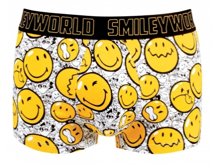 Un smiley amusant de boxeur :