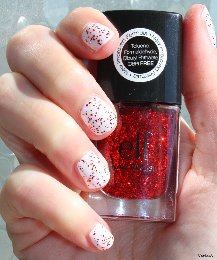 vernis à ongles E L F Love me et blanc de nail girls colour