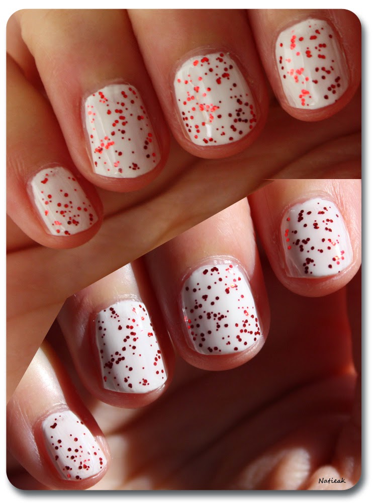 vernis à ongles E L F Love me et blanc de nail girls colour