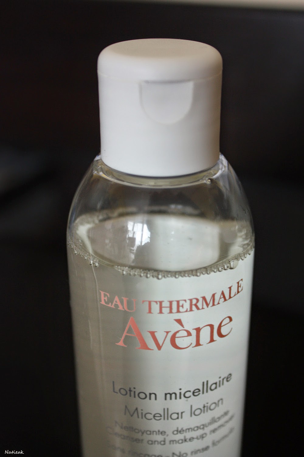 La lotion micellaire d'Avène