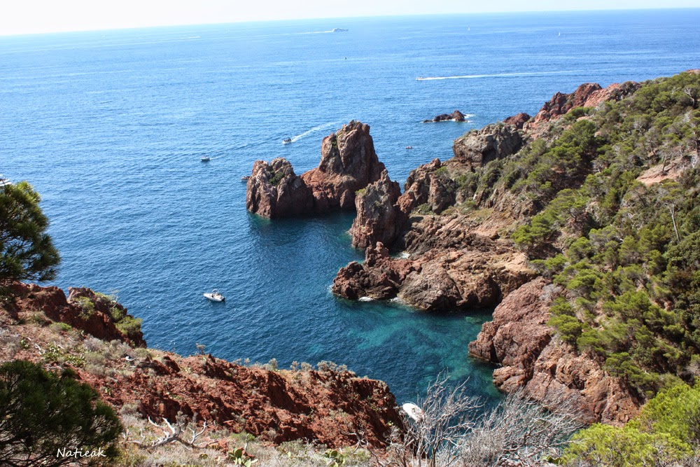 Calanque des contrebandiers du Belvédère de la Batterie