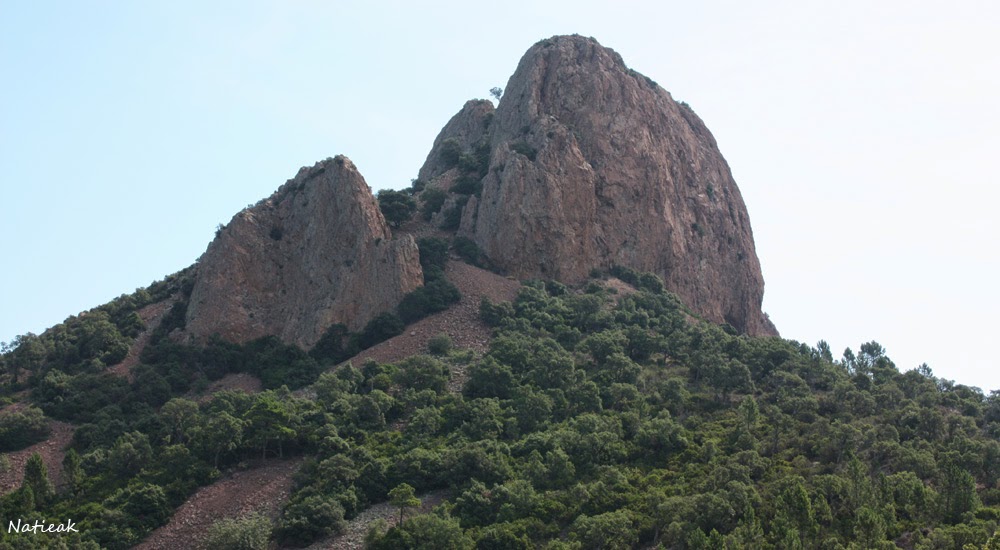 Le pic du Cap roux ( Estérel, Var)