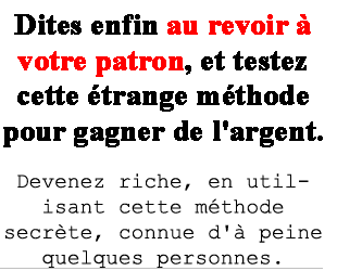 Publicités miraculeuses du net 