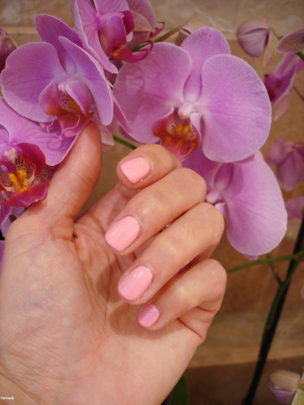 vernisà ongles rose dragée (numéro 62) de la marque Couleur caramel