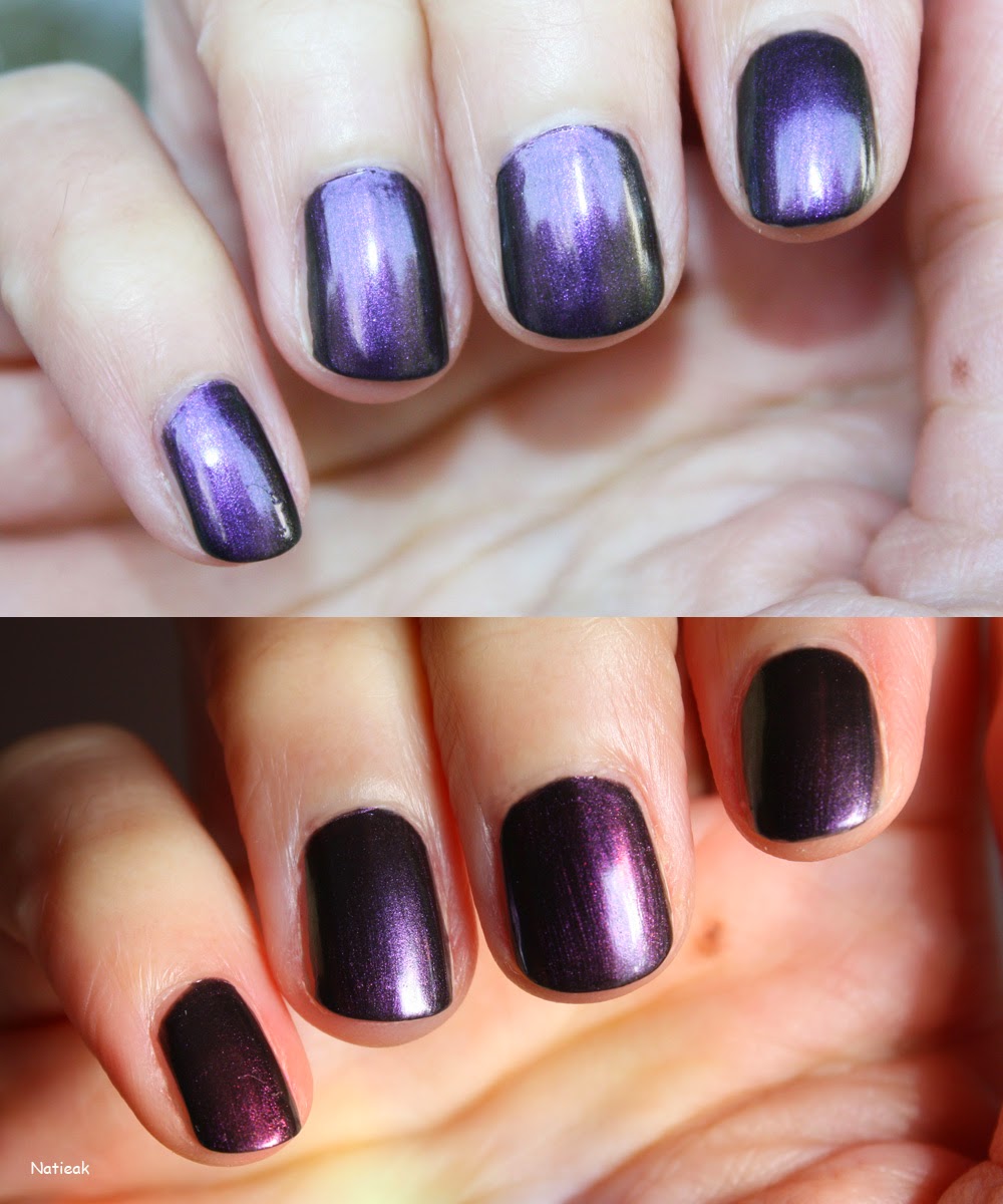 Vernis à ongles Kiko laser 433 "Gothic Purple"