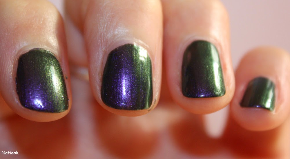 Vernis à ongles Kiko laser 433 "Gothic Purple"