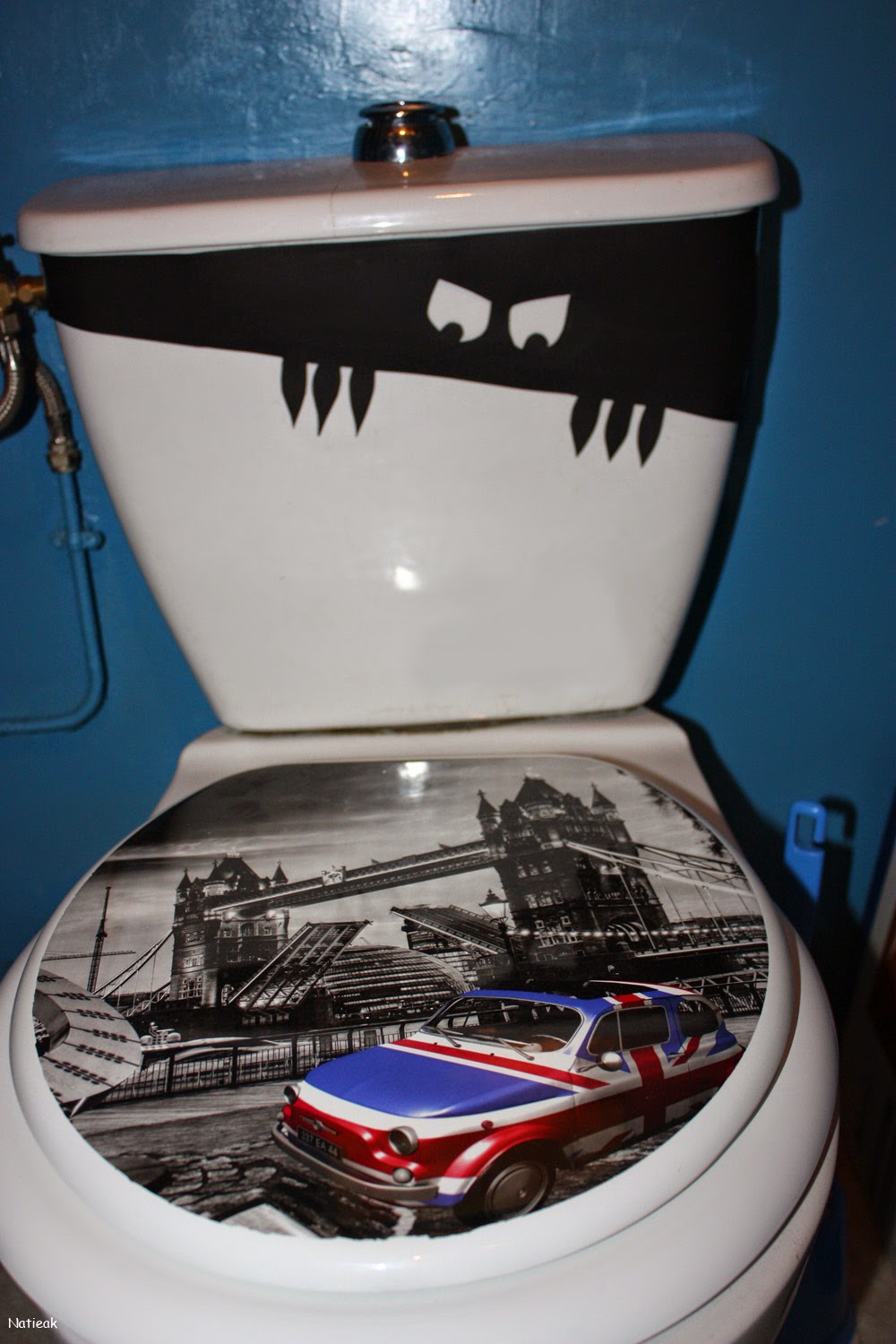 DIY déco d'Halloween cuvet de toilette