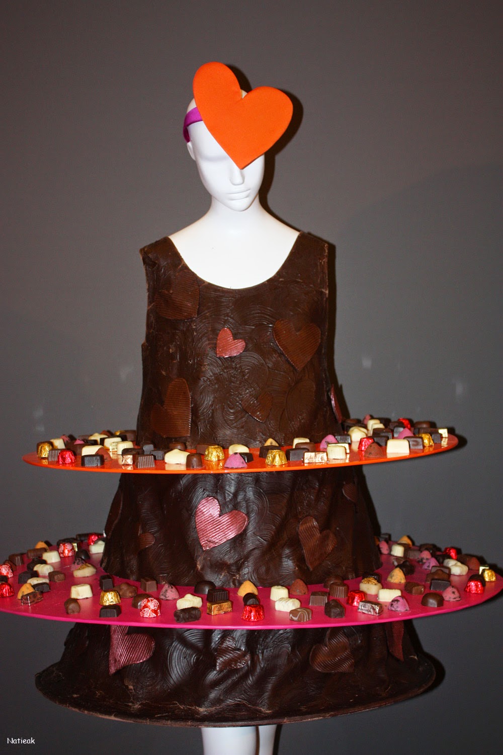 robe chocolat 20 ans du Salon du chocolat