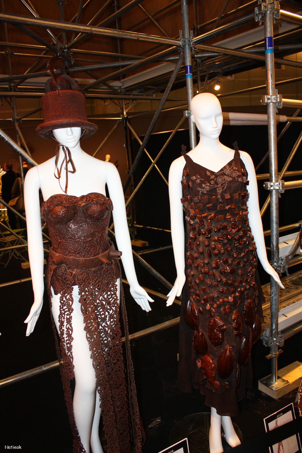 Robe chocolat 20 ans du Salon du chocolat