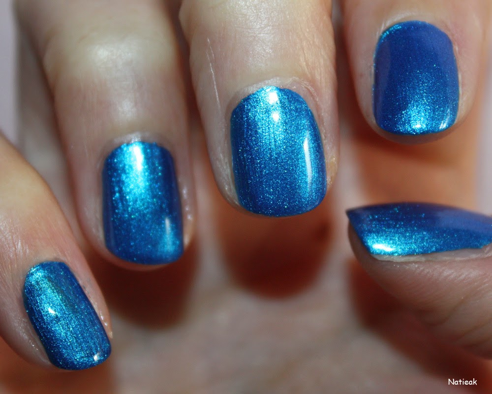 vernis à ongles Kiko 434 Psychedelic blue