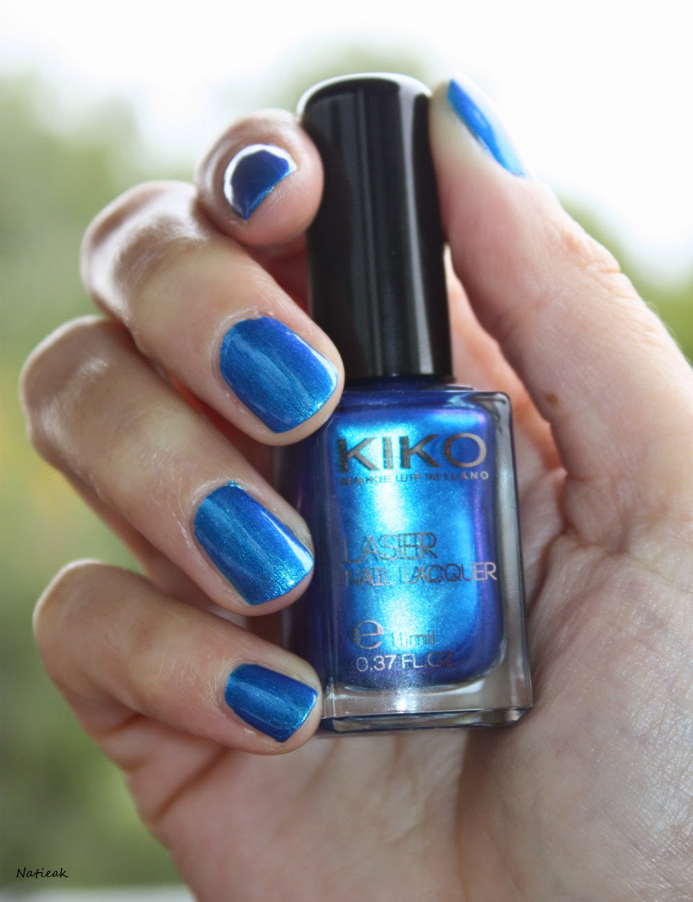 vernis à ongles Kiko 434 Psychedelic blue