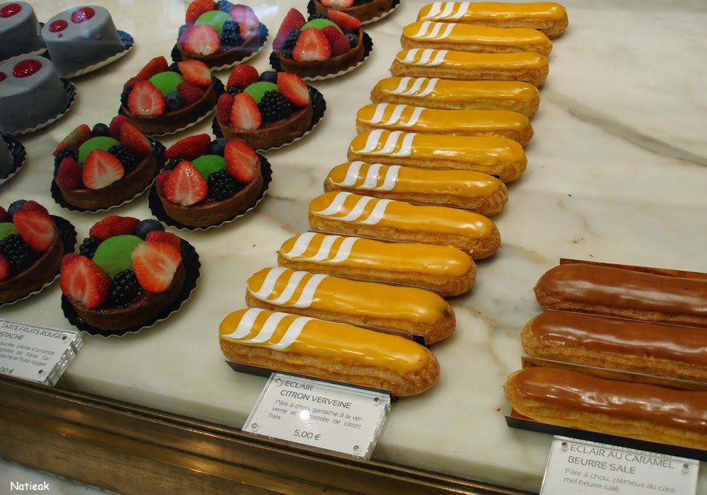 Eclair citron verveine et éclair caramel beurre sale