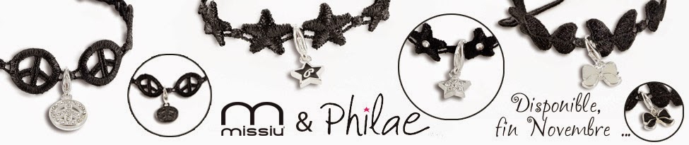 Charm's et bracelet haute broderie Missiu & Philae