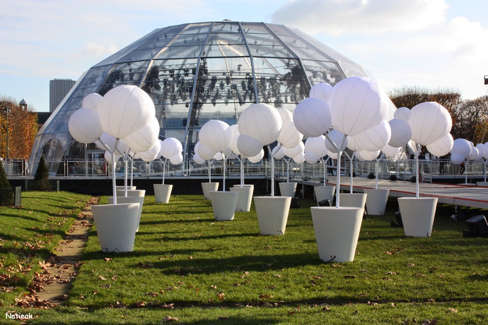 Téléthon 2014 plateau TV france 2 et France 3 Food Truck party sur le Champs-de-Mars