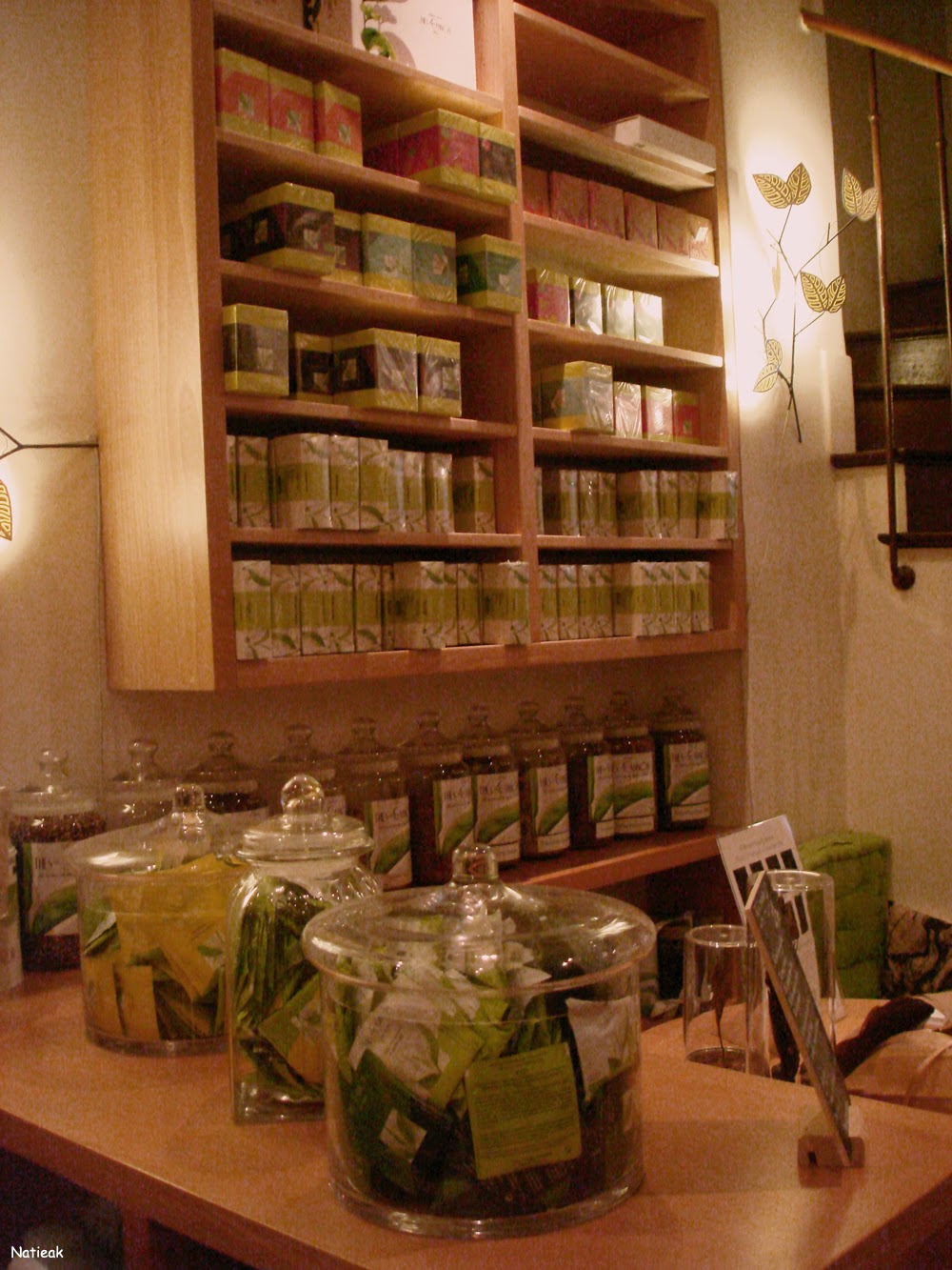 arrière salle La maison de thé George Cannon