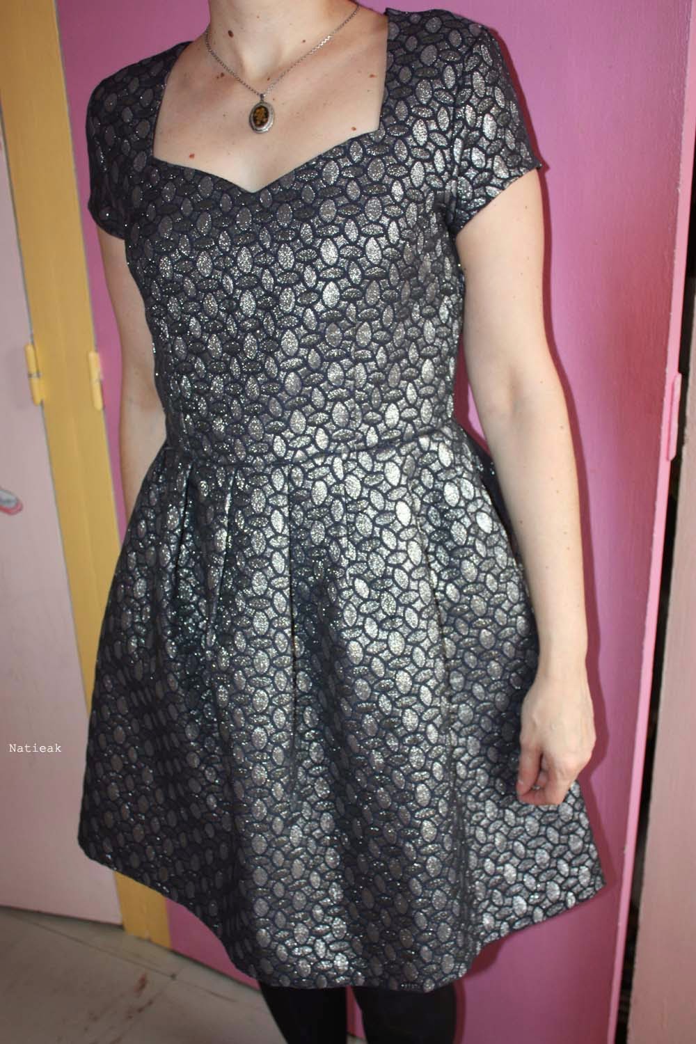 Robe métallisée LaRedoute 