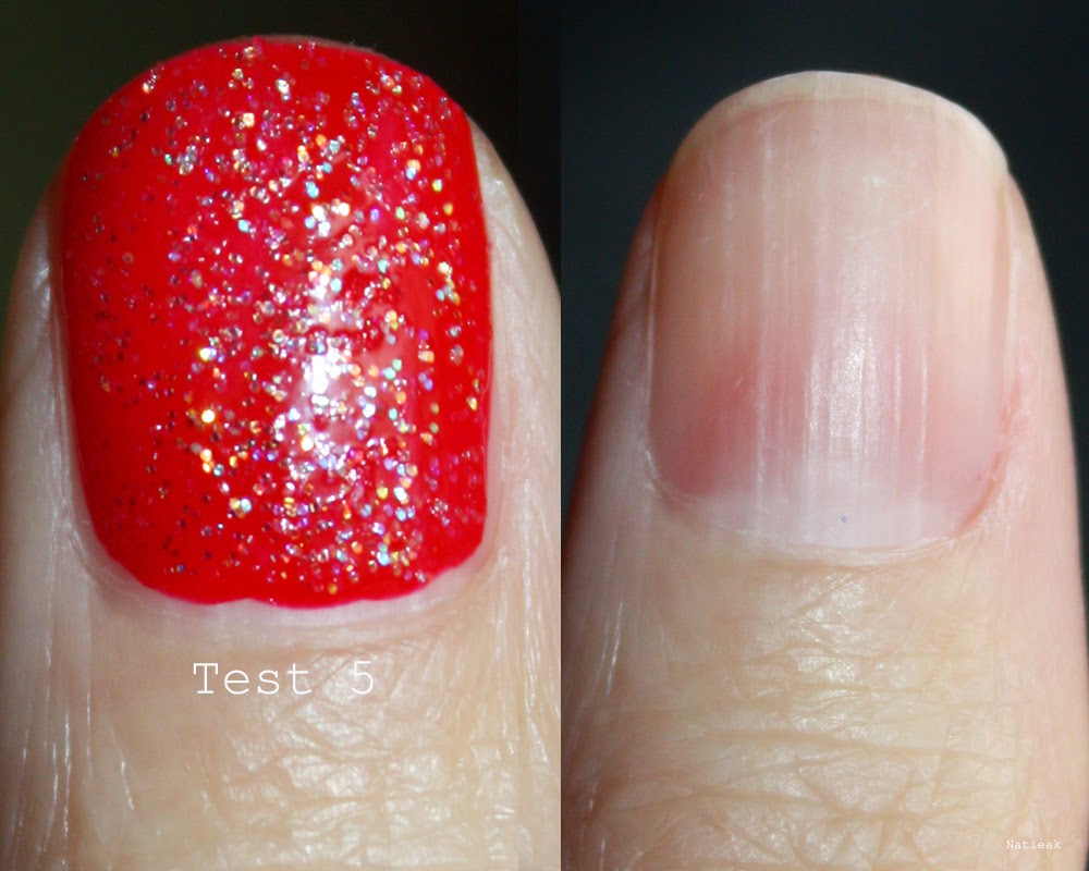 test Biovosol et couleur caramel Bain dissolvant de Leader Price