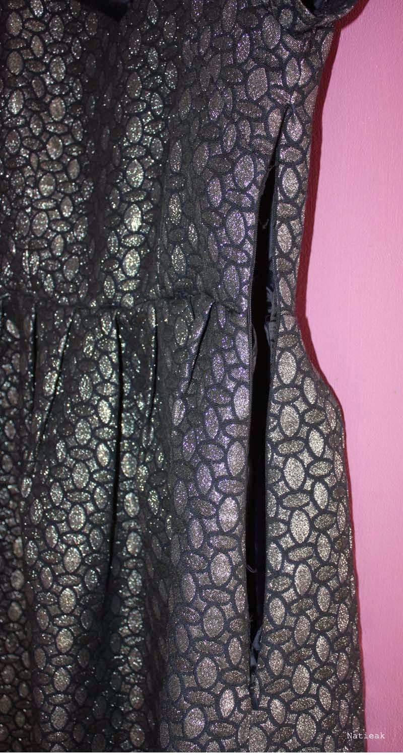 La redoute Robe métallisée