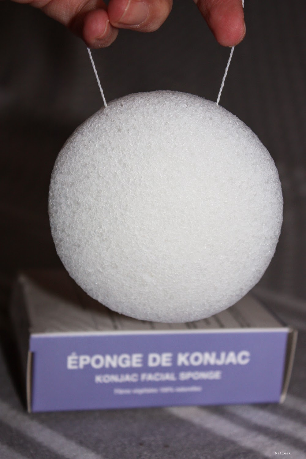 nettoie et exfolie Eponge Konjac