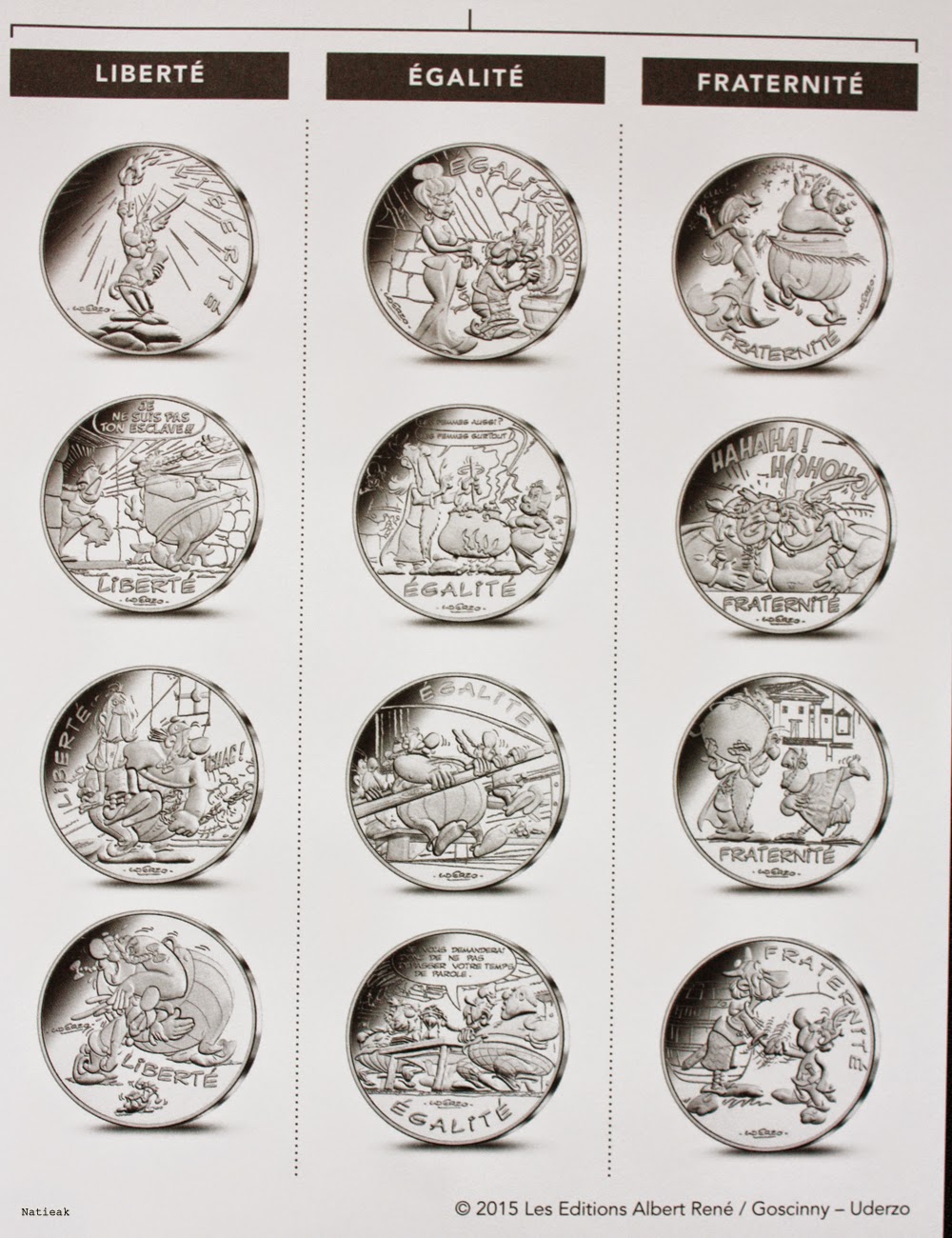 collection pièce Astérix