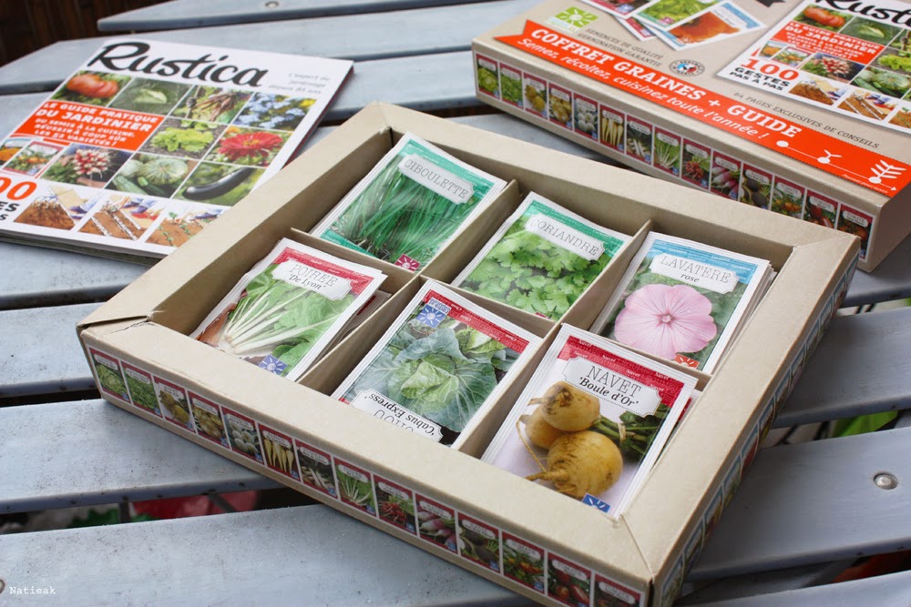 52 sachets de graines et livret Rustica 
