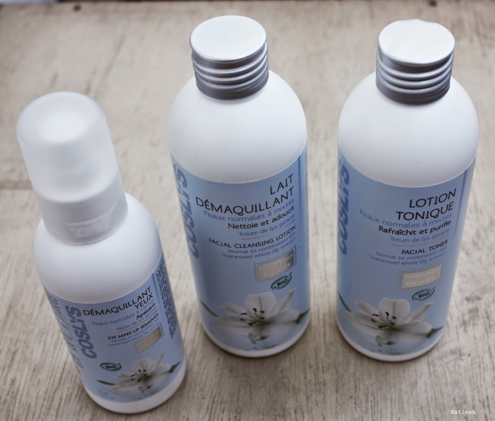 soins bio fleur de lys démaquillant Coslys