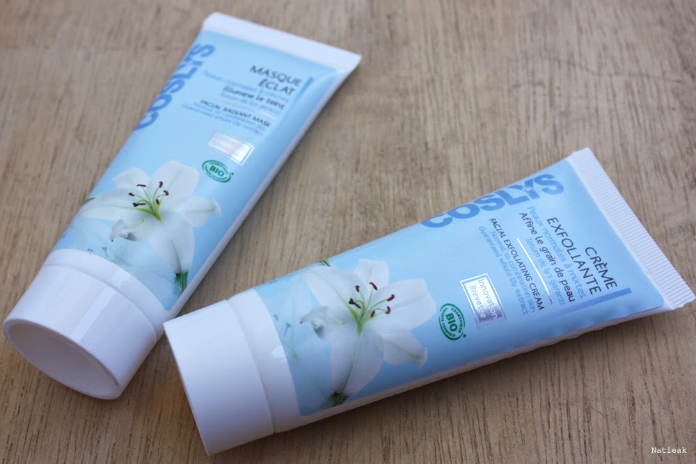 crème exfoliant et masque écla