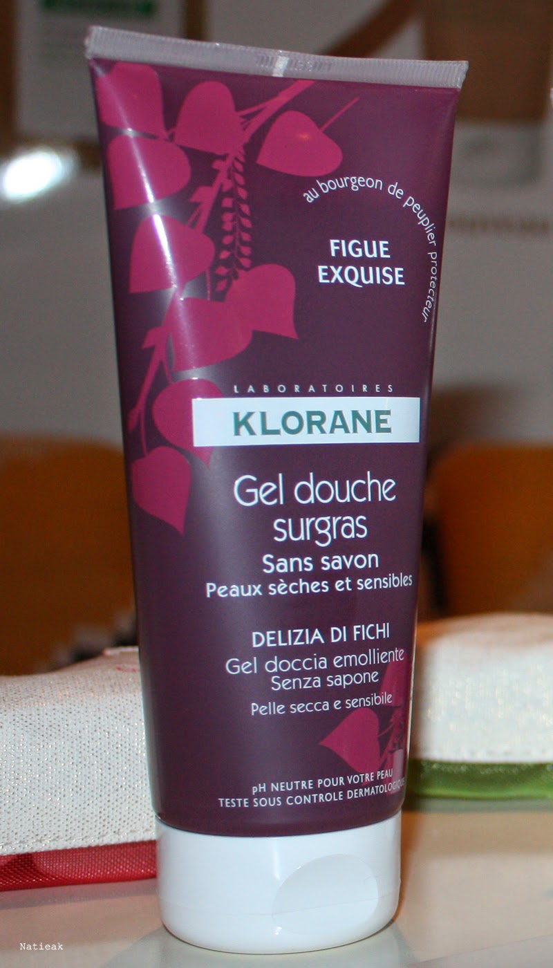 gel douche Klorane