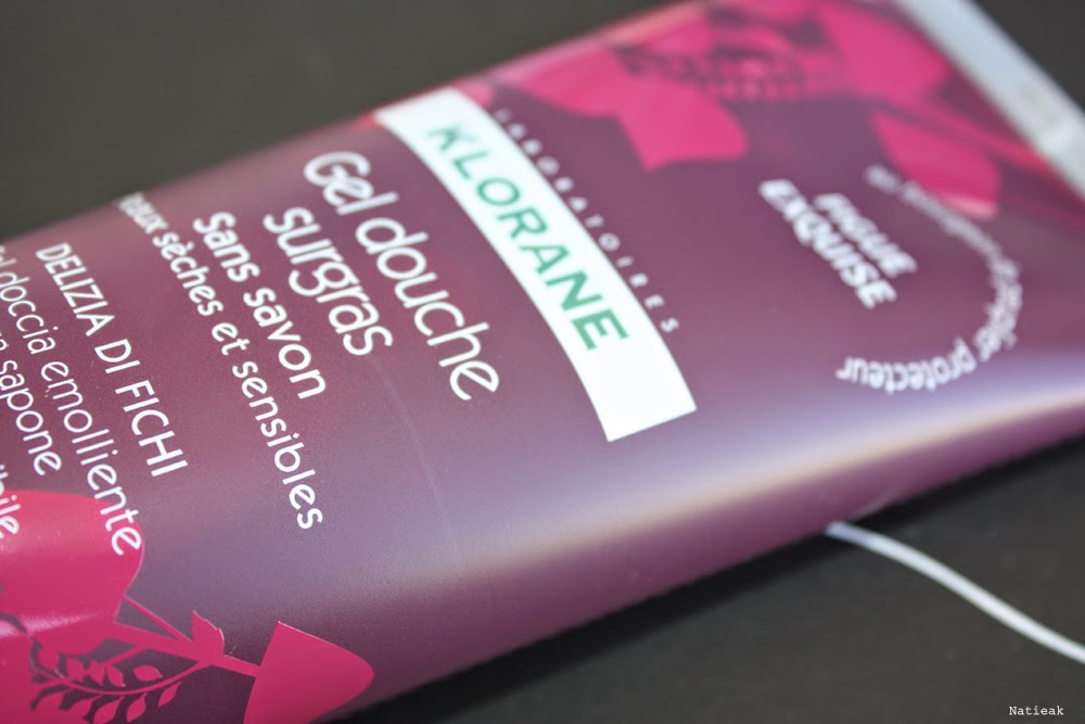 présentation gel douche Exquise de Klorane