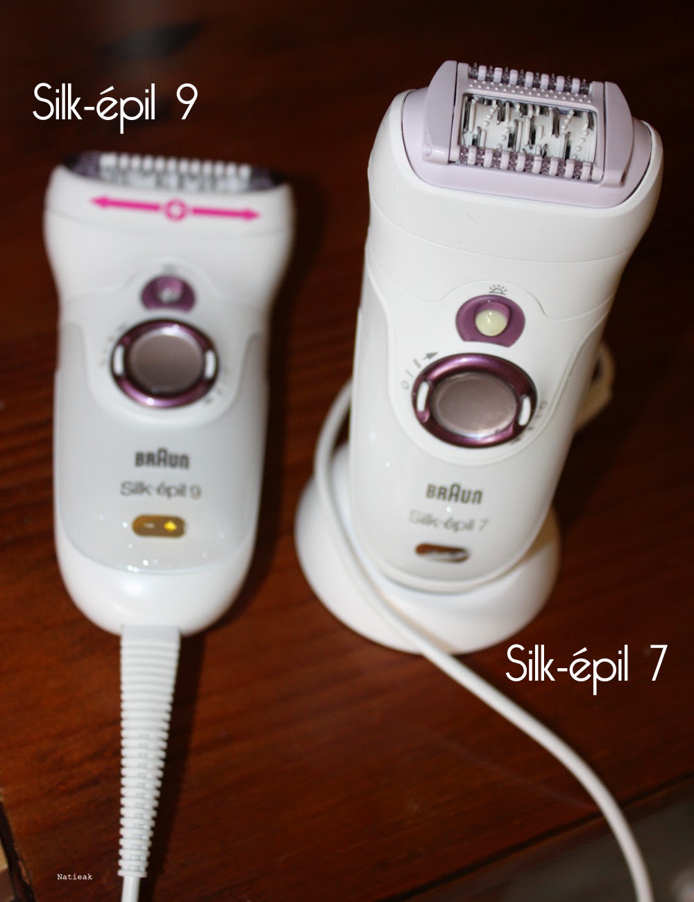 rechage comparaison avec le silk épil 7et Silk-épil 9