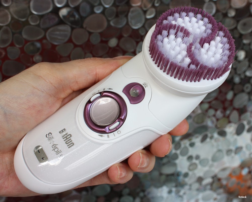 brosse exfoliant corps Silk-épil 9 SkinSpa beauty Set Edition 9-969 