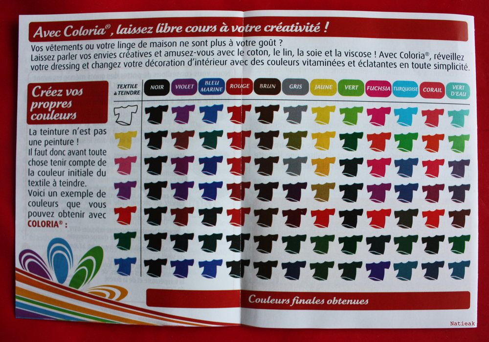 Coloria texture teinture