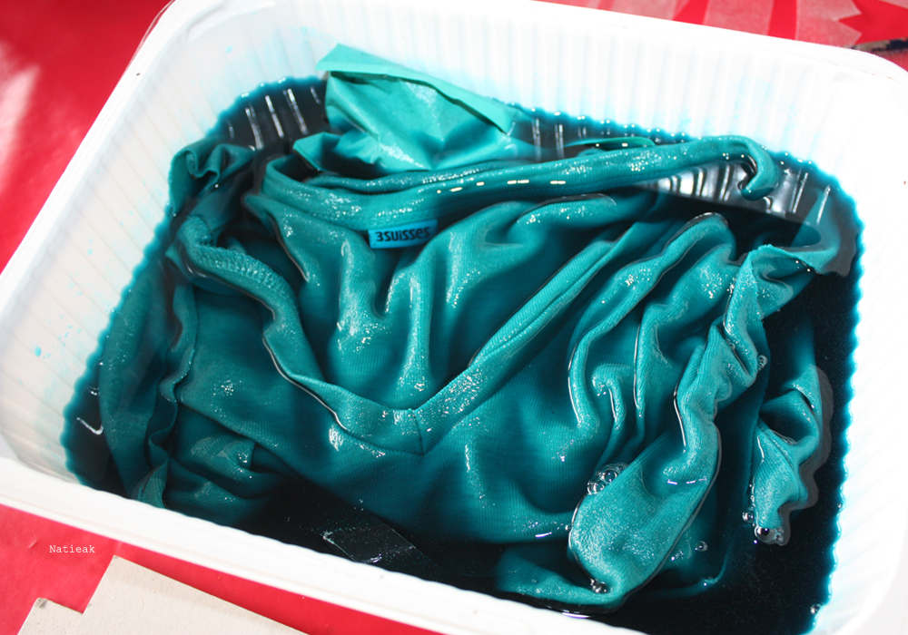 Vert d'eau Coloria teinture textile