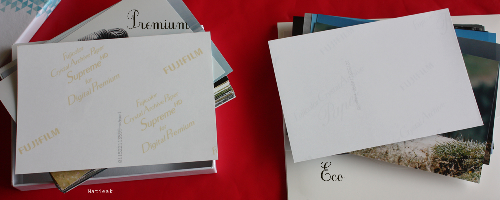 Tirage photo eco et premium