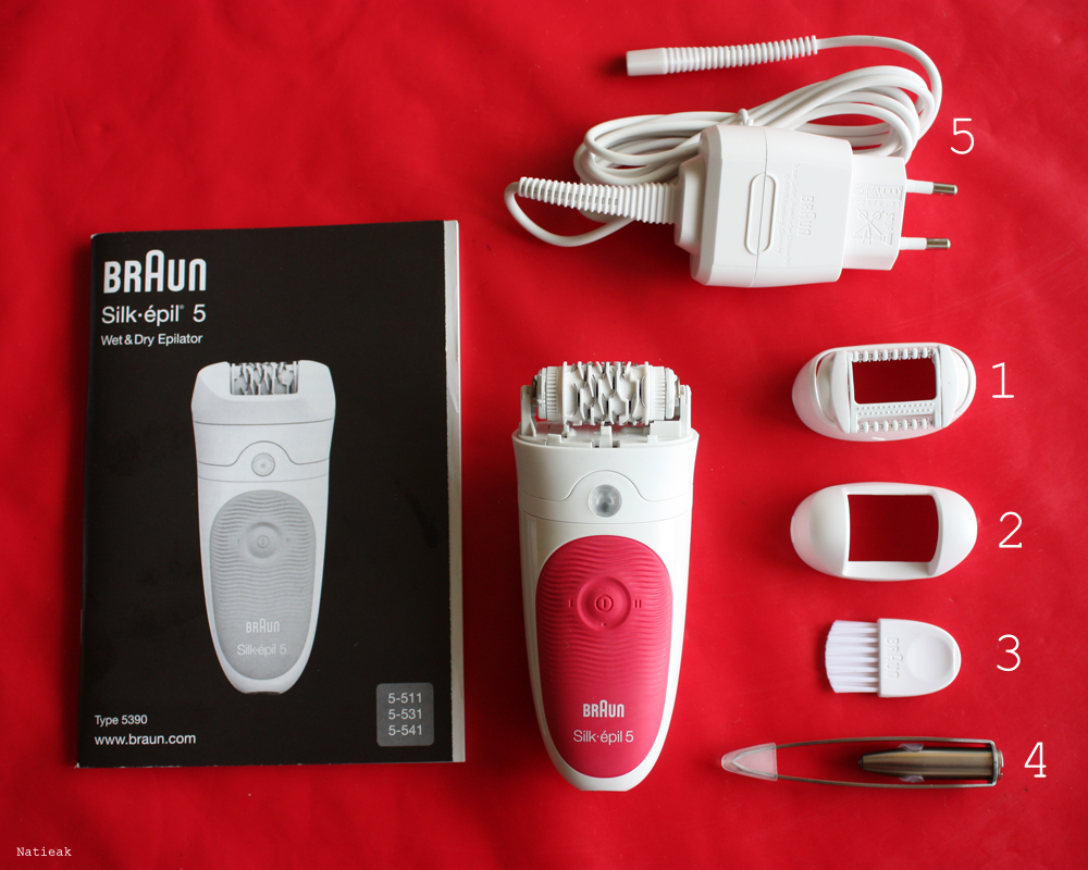 descriptions du coffret Silk-épil 5 Wet & Dry coffret 5-531 Braun