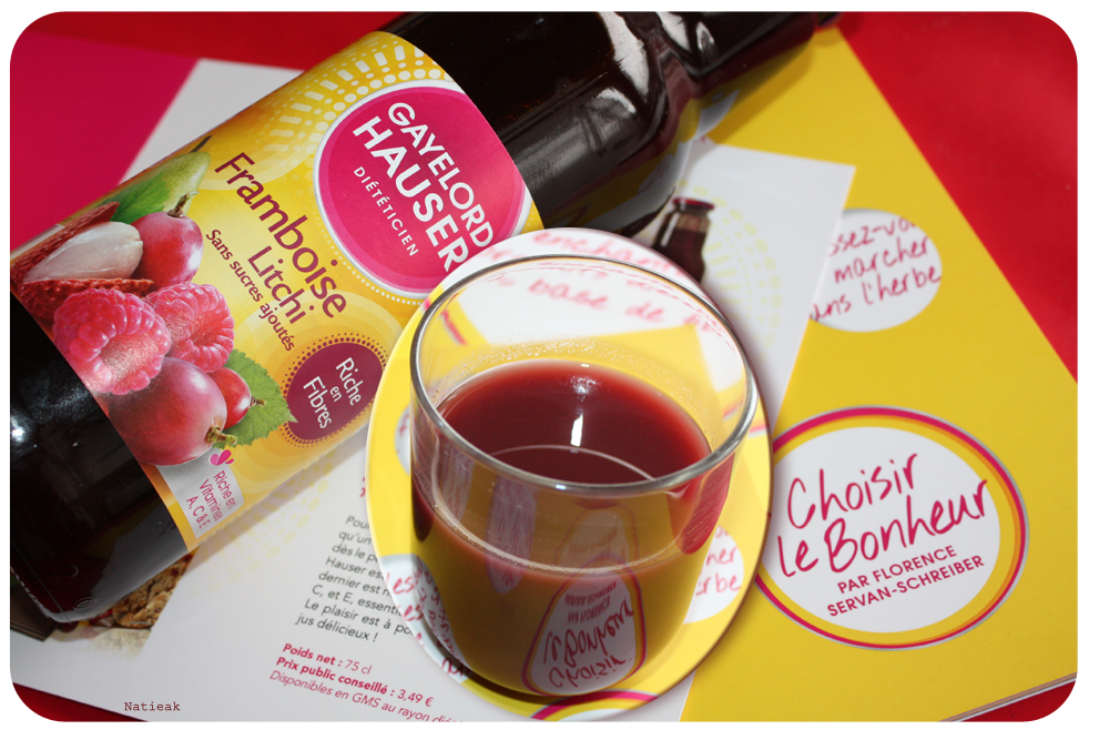 jus framboise litchi Gayelord Hauser