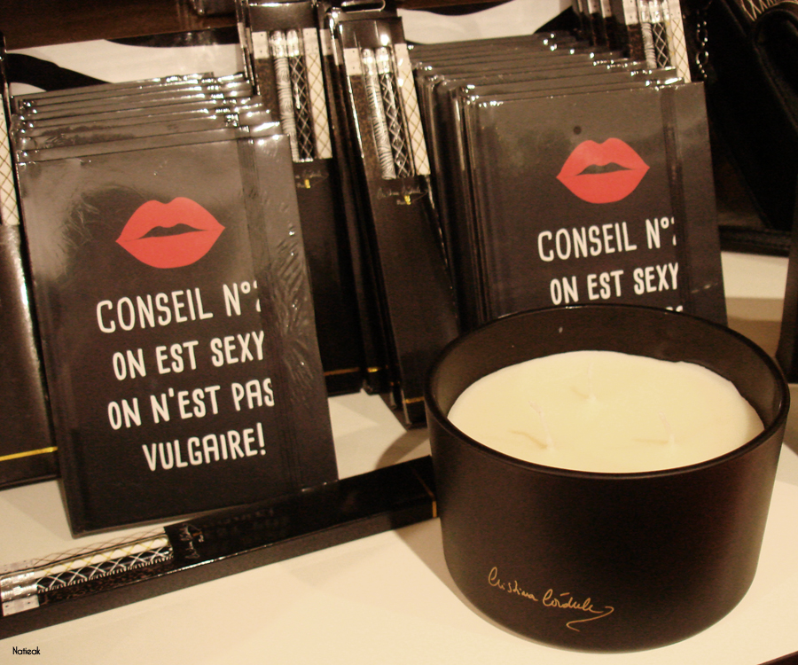 bougie, carnet collection Cristina Cordula