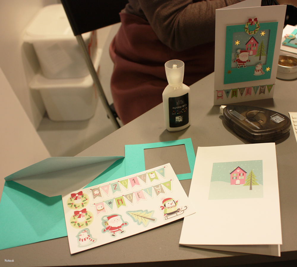 carte pour les fêtes