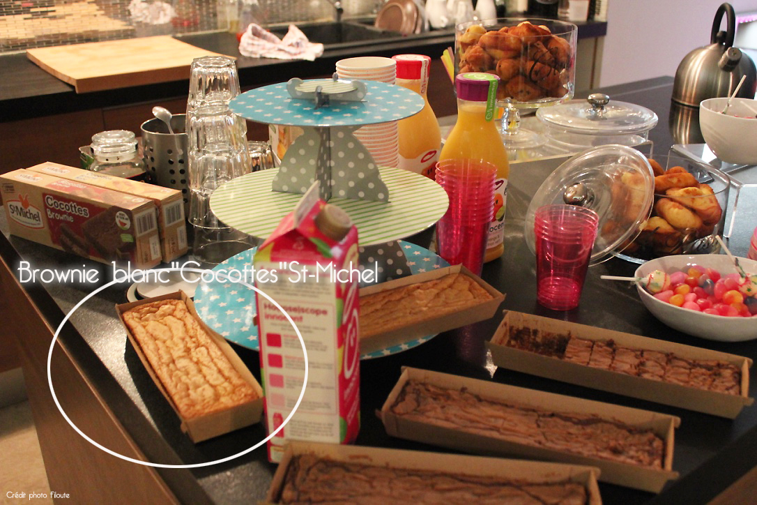 Brownie blanc et brownie