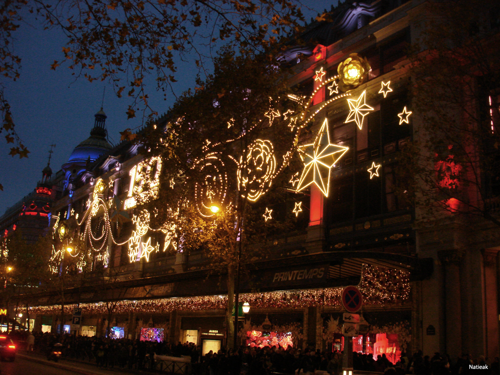 150 eme anniversaire Illuminations de Noël du Printemps 2015
