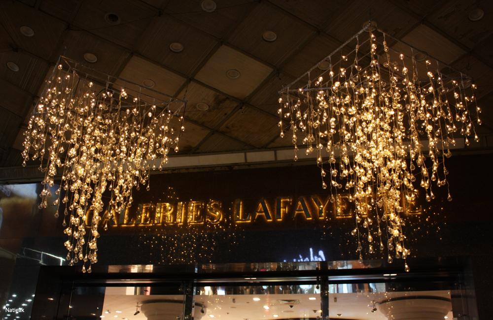 Illuminations de Noël des Galeries Lafayette