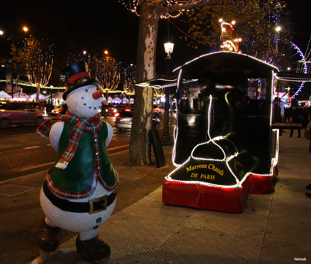 Le marché de Noël des Champs Elysées