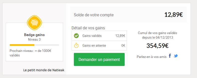gagner de l'argent facilement