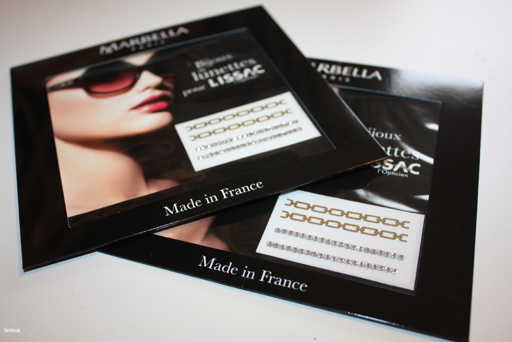 bijoux pour lunette offert