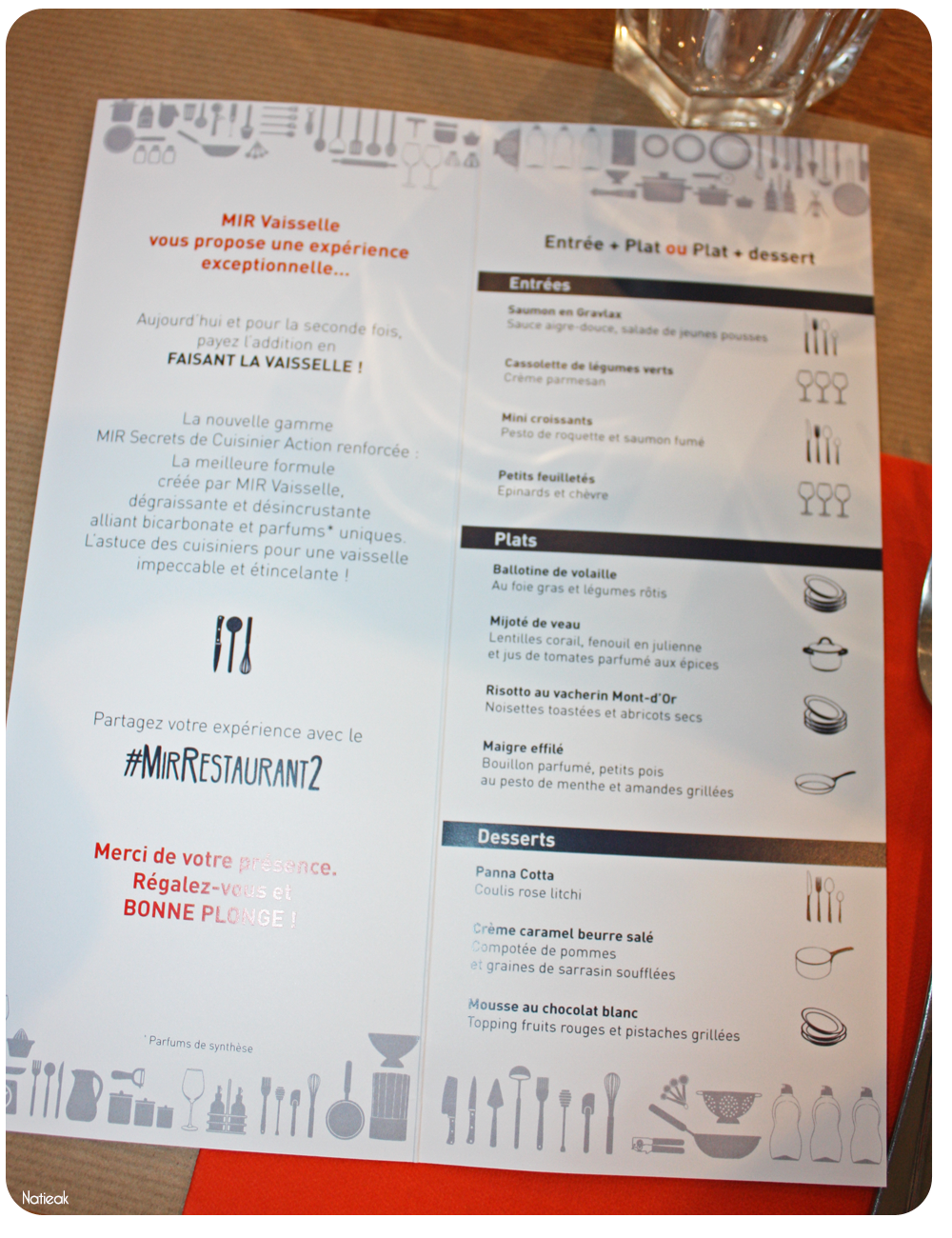 Payer votre resto en faisant la vaisselle