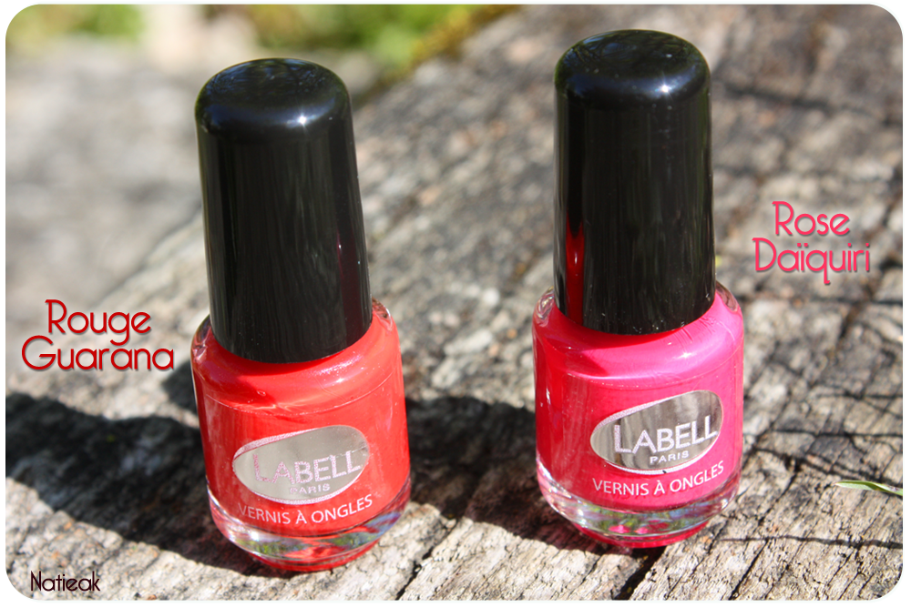 rouge Guarana et rose Daiquiri.