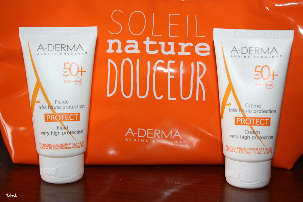 crème et fluide solaire 