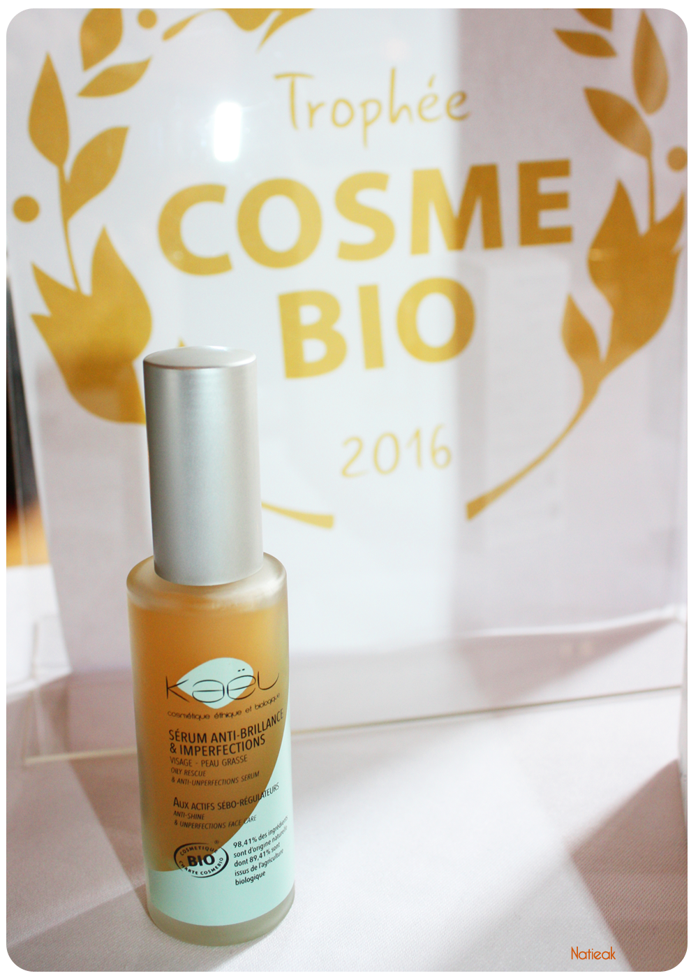 Sérum anti-brillance et imperfections de Kaël Cosmétiques